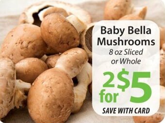 ACME Baby Bella Mushrooms offer