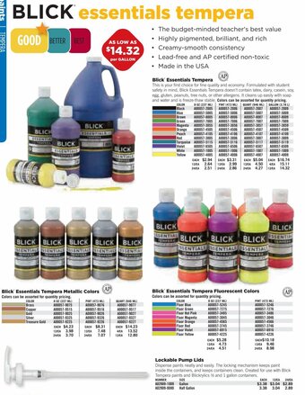 Blick Blick Essentials Tempera offer