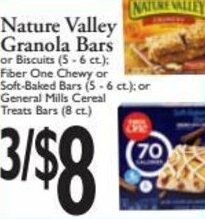 Harding's Markets Nature Valley Granola Bars offer