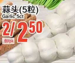 Great Wall Supermarket Garlic 5ct offer