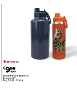 Michaels 25 oz. & 64 oz. Tumblers by Ashland offer