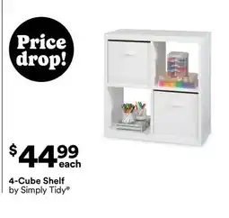 Michaels 4-Cube Shelf by Simply Tidy offer
