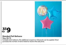 Michaels Standard Foil Balloons offer