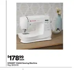 Michaels SINGEr C5650 Sewing Machine offer