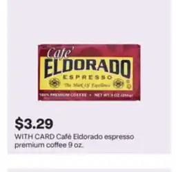 CVS Café Eldorado espresso premium coffee offer
