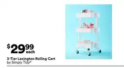 Michaels 3-Tier lexington rolling Cart by Simply Tidy offer