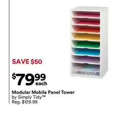 Michaels Modular Mobile panel Tower by Simply Tidy offer