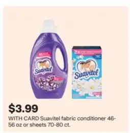 CVS Suavitel fabric conditioner 46-56 oz or sheets 70-80 ct offer
