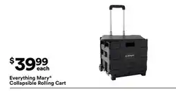 Michaels Everything Mary Collapsible rolling Cart offer