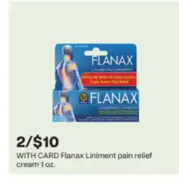 CVS Flanax Liniment pain relief cream offer