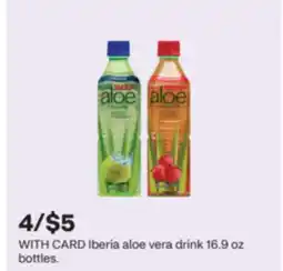 CVS Iberia aloe vera drink 16.9 oz bottles offer