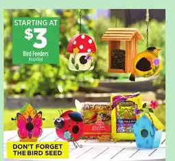 Dollar General Bird Feeders offer