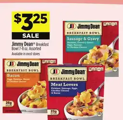 Dollar General Jimmy Dean Breakfast Bowl offer