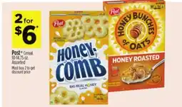 Dollar General Post Cereal offer