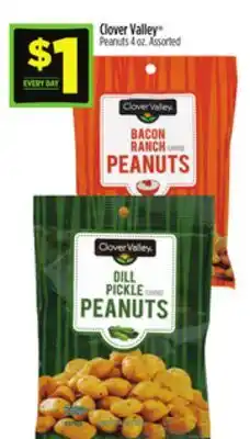 Dollar General Clover Valley Peanuts offer