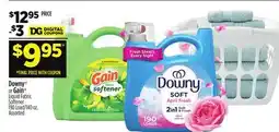 Dollar General Downy or Gain Liquid Fabric Softener offer