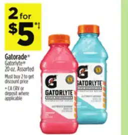 Dollar General Gatorade Gatorlyte offer