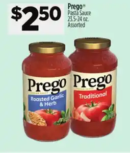 Dollar General Prego Pasta Sauce offer