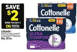 Dollar General Cottonelle Bath Tissue Ultra Comfort Ultra Clean offer