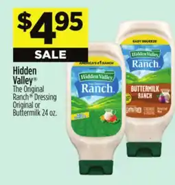 Dollar General Hidden Valley The Original Ranch Dressing Original or Buttermilk offer