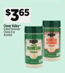 Dollar General Clover Valley Grated Parmesan Cheese offer