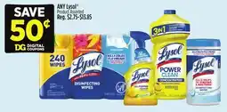 Dollar General ANY Lysol Product offer