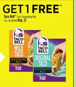 Dollar General Taco Bell Taco Seasoning Mix offer