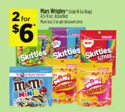 Dollar General Mars Wrigley Grab N Go Bags offer