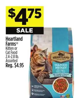Dollar General Heartland Farms Kitten or Cat Food offer
