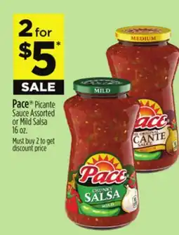 Dollar General Pace Picante Sauce or Mild Salsa offer