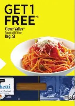 Dollar General Clover Valley Spaghetti offer