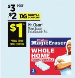 Dollar General Mr. Clean Magic Eraser Extra Durable offer