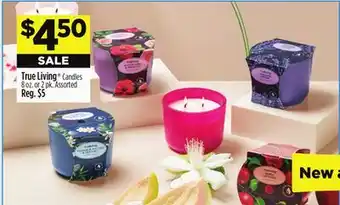 Dollar General True Living Candles offer