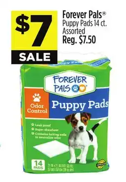 Dollar General Forever Pals Puppy Pads offer