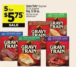 Dollar General Gravy Train Dog Food offer