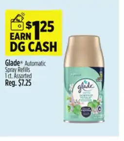 Dollar General Glade Automatic Spray Refills offer