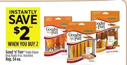 Dollar General Good'n'Fun Triple Flavor Dog Treats offer