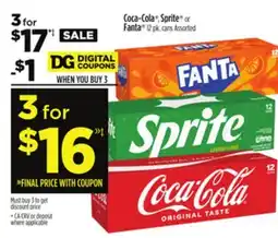 Dollar General Coca-Cola , Sprite or Fanta offer