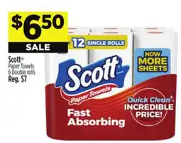 Dollar General Scott Paper Towels offer