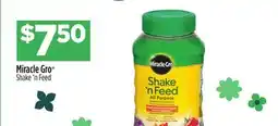 Dollar General Miracle Gro Shake'n Feed offer