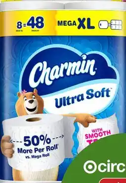 Target Charmin Ultra Soft 8-pk. mega XL-roll toilet paper offer