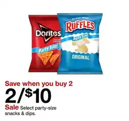 Target Select party-size snacks & dips offer