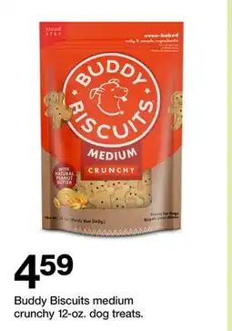 Target Buddy Biscuits medium crunchy 12-oz. dog treats offer
