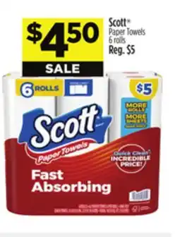Dollar General Scott Paper Towels offer