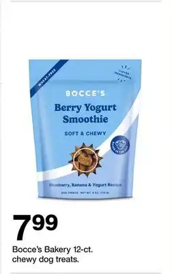 Target Bocce's Bakery 12-ct. chewy dog treats offer