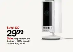 Target Ring Indoor Cam (2nd gen.) 1080p security camera offer