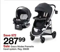 Target Graco Modes Pramette travel system offer