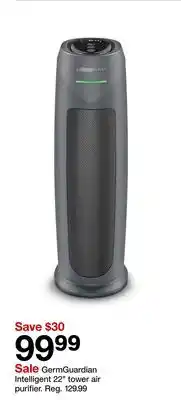 Target GermGuardian Intelligent 22 tower air purifier offer