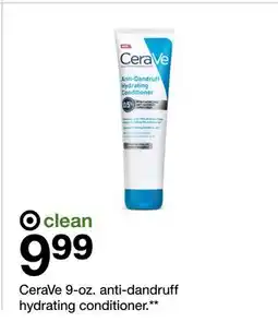 Target CeraVe 9-oz. anti-dandruff hydrating conditioner offer
