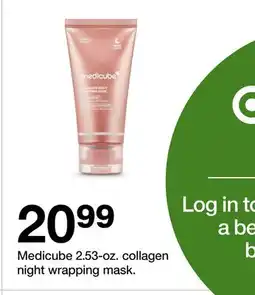 Target Medicube 2.53-oz. collagen night wrapping mask offer